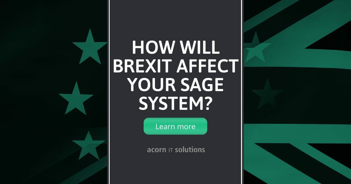 How will Brexit affect your Sage System?