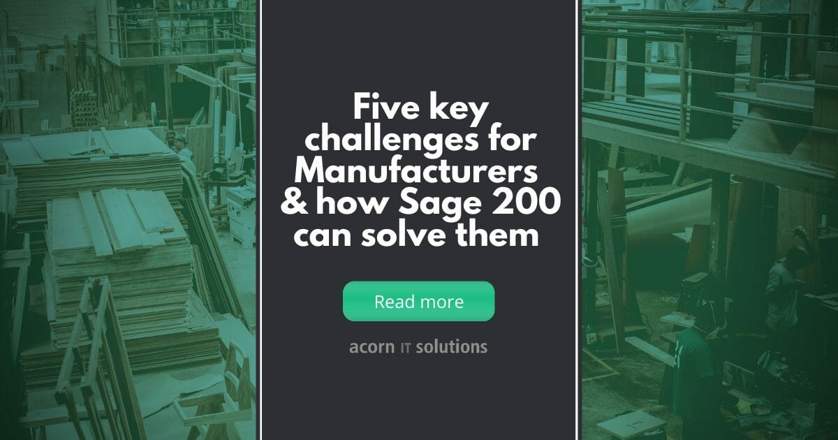 5 key challenges for manufacturers