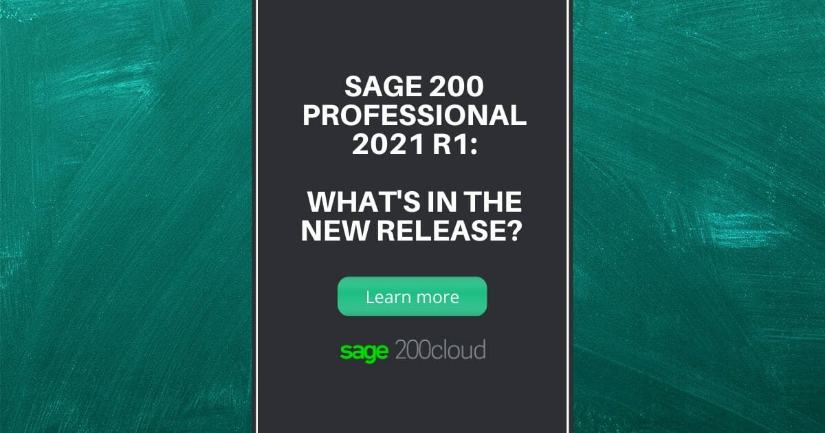 Sage 200 Professional 2021 R1