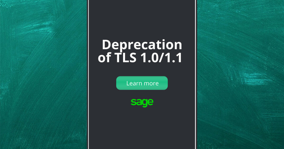 Deprecation of TLS 1.0/1.1
