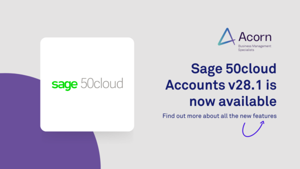 Sage 50cloud Accounts v28.1 is now available
